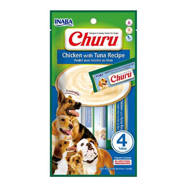 Churu Snack Cremoso Receta de Pollo con Atún para perros